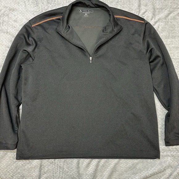 Pebble Beach 1/4 Zip Pullover Mens XL‎ Grey Sweater Sweatshirt Golf Outdoors - Picture 1 of 13